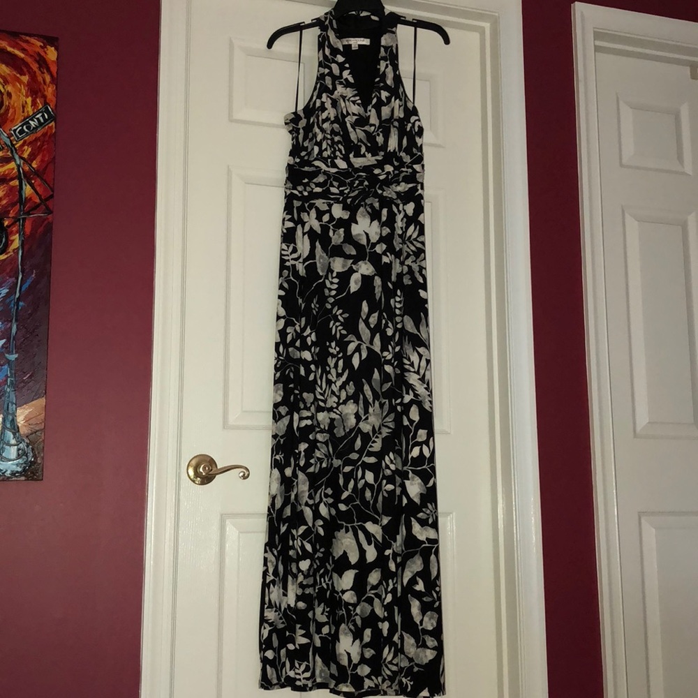 Evan Picone halter dess